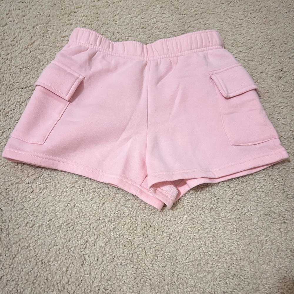 Casual Pink Cargo Shorts for Women